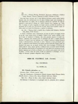 Ordo III. Columbae, Lath. (Colombe).