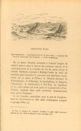 Chapitre XVIII. Les Pescadores. - Bombardement du 29 mars 1883 ...