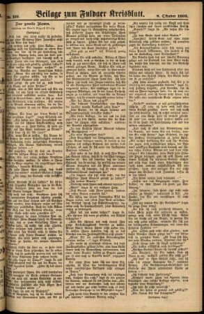 Zweite Ausgabe vom Samstag, den 08. Oktober 1892.