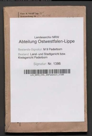 Erblasser: Klocke, Joseph: