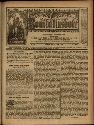 Ausgabe vom Sonntag, den 29. Juni 1919.
