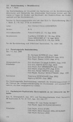 Forschungsstelle Studienberatung
