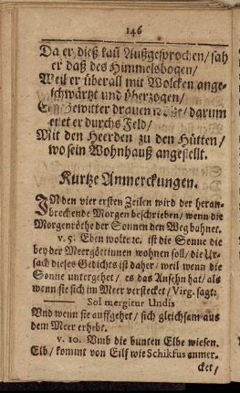 Kurtze Anmerckungen.