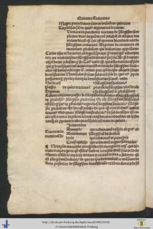 Quintus tractatus