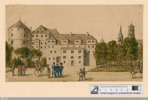 [Stuttgart, Altes Schloß von Nordosten]