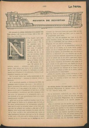 Revista de revistas