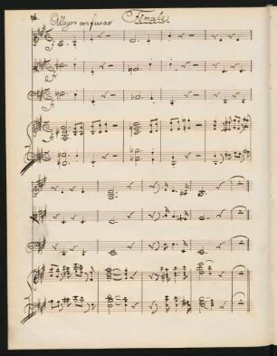 Finale. Allegro con fuoco - Andantino - Allegro