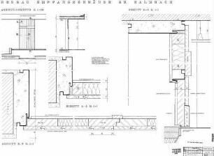 Calmbach: Neubau Empfangsgebäude, Tor Gepa - Raum Empfangsgeb.