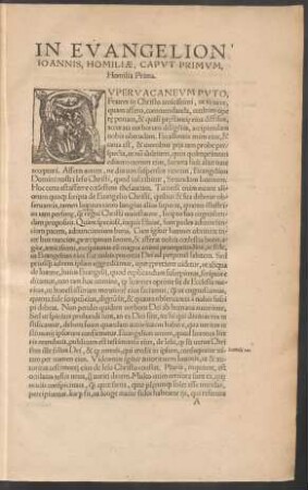 Homilia Prima.