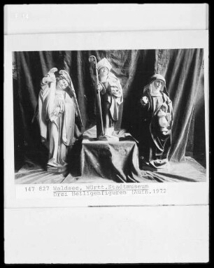 Drei Heiligenfiguren