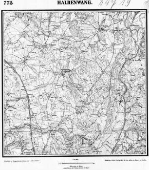 775 Haldenwang [Topographische Karte von Bayern 1:25.000 (Positionsblätter)]