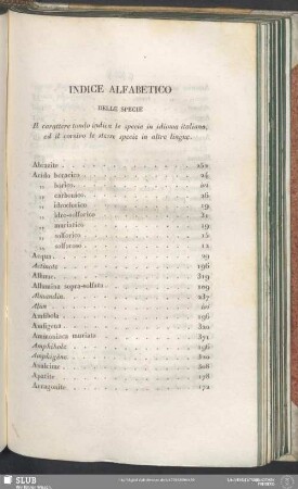 Indice Alfabetico Delle Specie