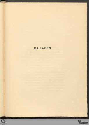 Balladen