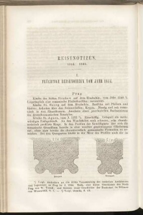 Reisenotizen. 1844. 1845.