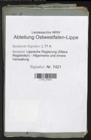 Abrechnung der geleisteten Kriegsfuhren, Bd. 2