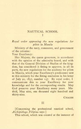Nautical school