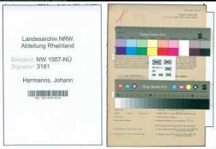 Entnazifizierung Johann Hermanns , geb. 12.02.1906 (Ziegenzuechter)