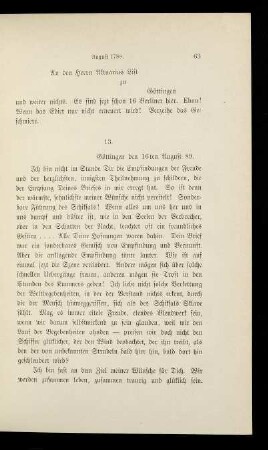 63, 13. Göttingen, 16.-17. August 1789