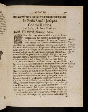 411-421, Concio Rustica