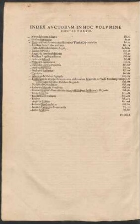 Index Auctorum ...