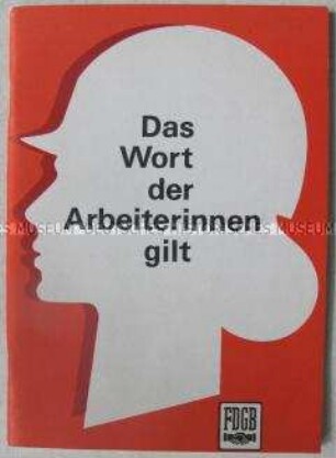 Dokumentation zur Frauenkonferenz des FDGB-Bezirksvorstandes Berlin
