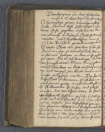 Dancksagung fur das heilige leiden unsers herrn Jesu Christi ex Augus[tino]