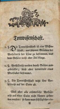 Georg Joseph Vogler's Tonwissenschaft und Tonsezkunst