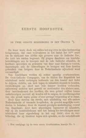Eerste hoofdstuk. De twee groote mededingers in het Oosten