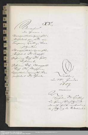 XV., 10. Januar 1857