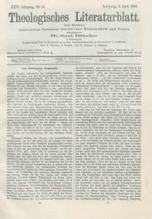 161-164 von Oettingens Dogmatik