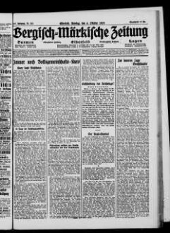 Bergisch-märkische Zeitung. 1924-1938