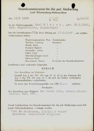 Rieper, Karl