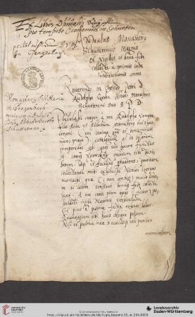 Annales monasterii Schutterensis, bis 1496