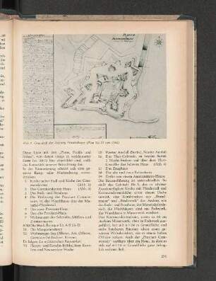 Grundriß der Festung Friedrichsort
