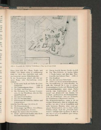 Grundriß der Festung Friedrichsort