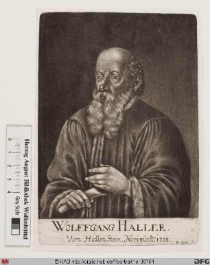 Bildnis Wolfgang Haller