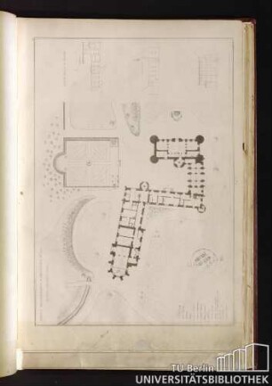 61. Schloss Reinhardtsbrun im Herzogthum Gotha - Grundriss des untern Stocks