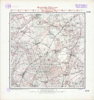 [2748] Hindenburg Agronomische Bohrungen zu Blatt Hindenburg