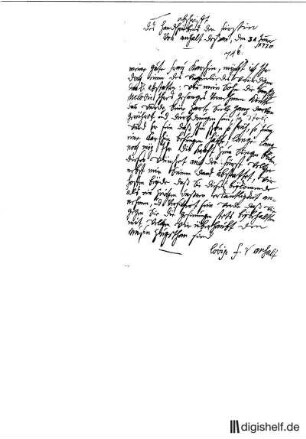 2: Brief von Luise Fürstin von Anhalt-Dessau an Anna Louise Karsch