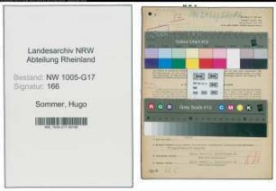 Entnazifizierung Hugo Sommer , geb. 30.04.1903 (Buchdrucker)
