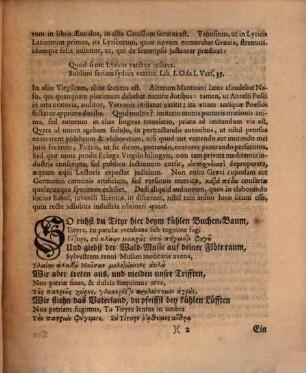 De autorum utiliter facileque vertendis pericopis, exemplo eclogae Virgil. I., Graeco Germanicoque metro expositae, paucula praefatus ... ad actum oratorium ...