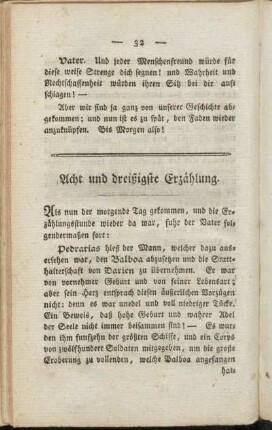 Acht und dreißigste Erzählung