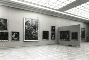 Dresden. Albertinum. Ausstellung "Ausgewählte Werke Alter und Neuer Meister", 1988/1989. Raumaufnahme "Italienische Meister"