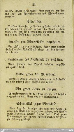 Schutzmittel gegen Blattläuse