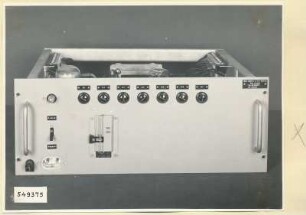 Pegelschreiber, Einschub Typ 06.92029.1, Netzgerät Frontseite, Foto 1954