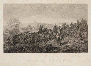 Transport eines Vierundzwanzigpfünders bei Dünth (März 1864)