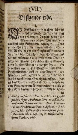 VII. Di sigende Libe.