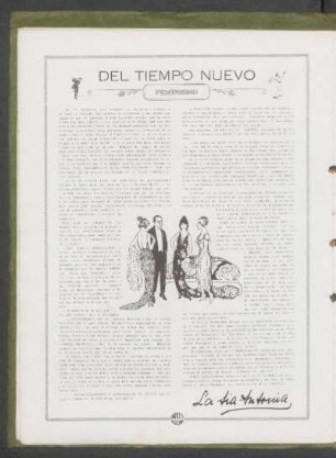 Del tiempo nuevo : Feminismo