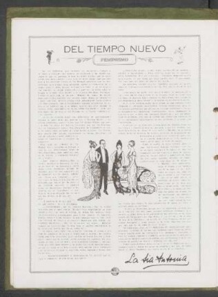 Del tiempo nuevo : Feminismo