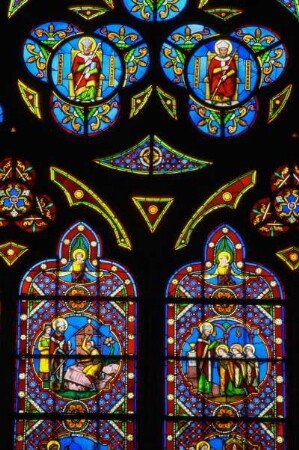 Frankreich. Basse Normandie. Calvados. Bayeux. Kathedrale Notre Dame. 1077 geweiht. Innen
